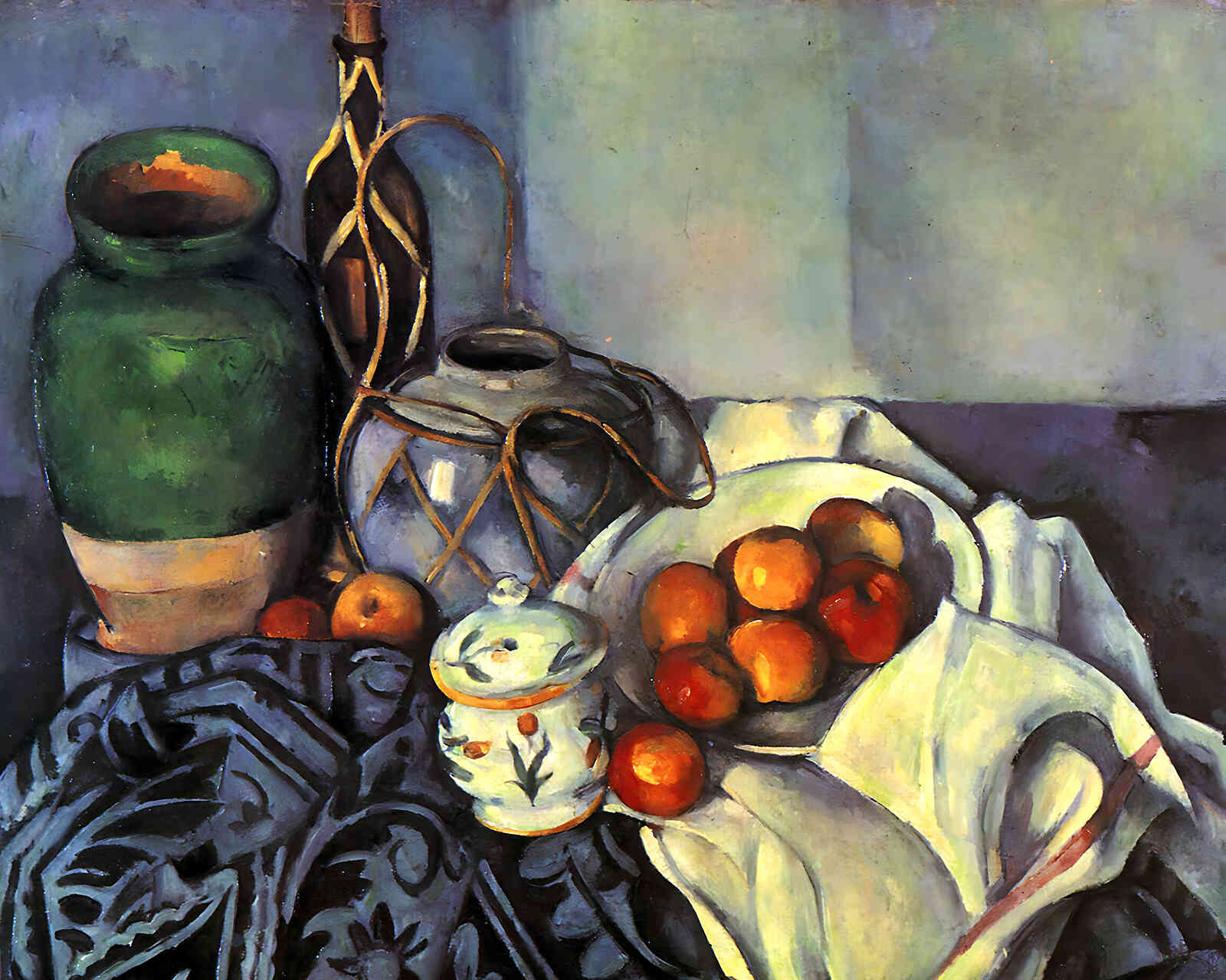 Still Life with Apples () Painting by Paul Cezanne 8x10" Art Print - Acid Free