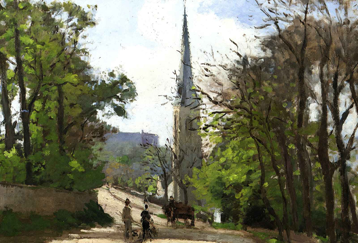 St. Stephen's Church, Lower Norwood Art Print 1870 by Camille Pissarro (6 Sizes)