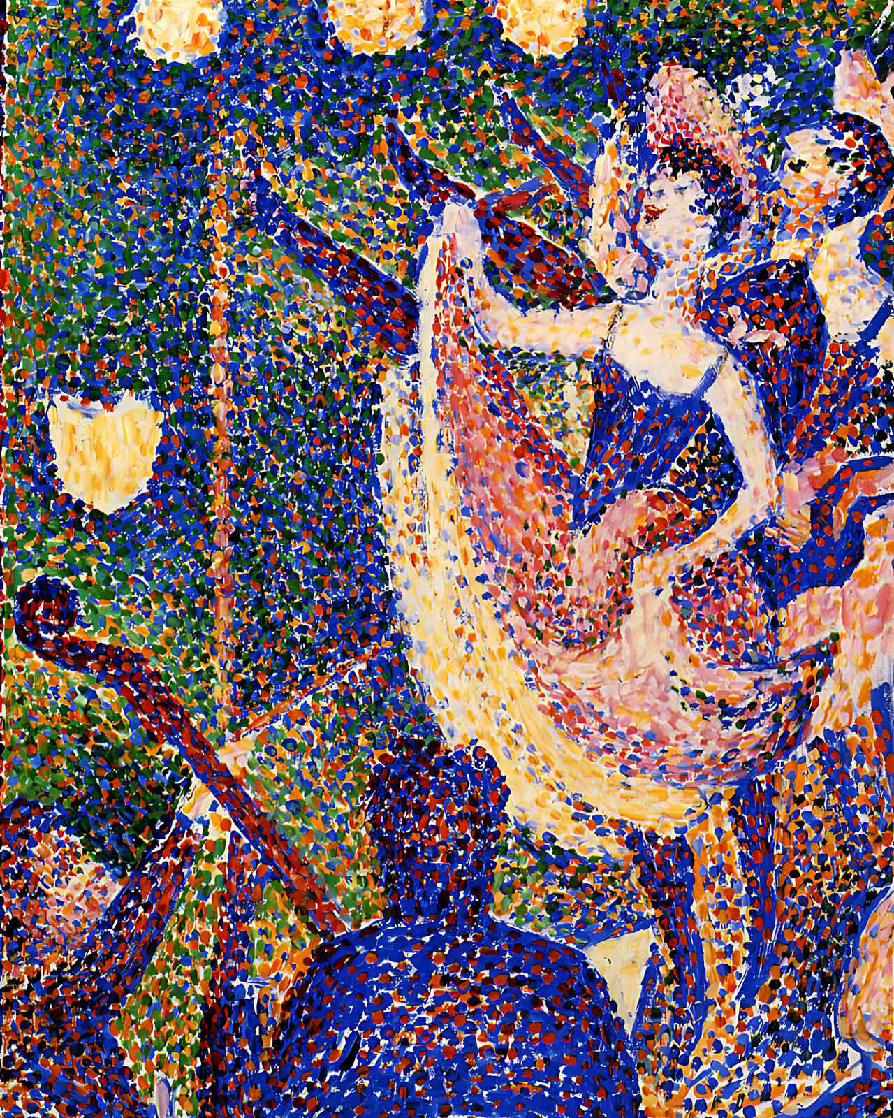 Study for the Chahut Painting by Georges Seurat 8x10" Art Print (High Quality)