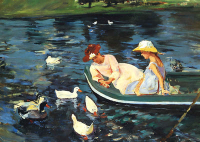 Summertime 1894 Painting by Mary Cassatt Art Print (6 Sizes) - Acid Free