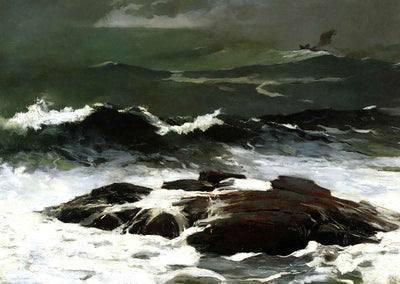 Summer Squall Art Print 1904 Painting by Winslow Homer (6 Sizes) High Quality