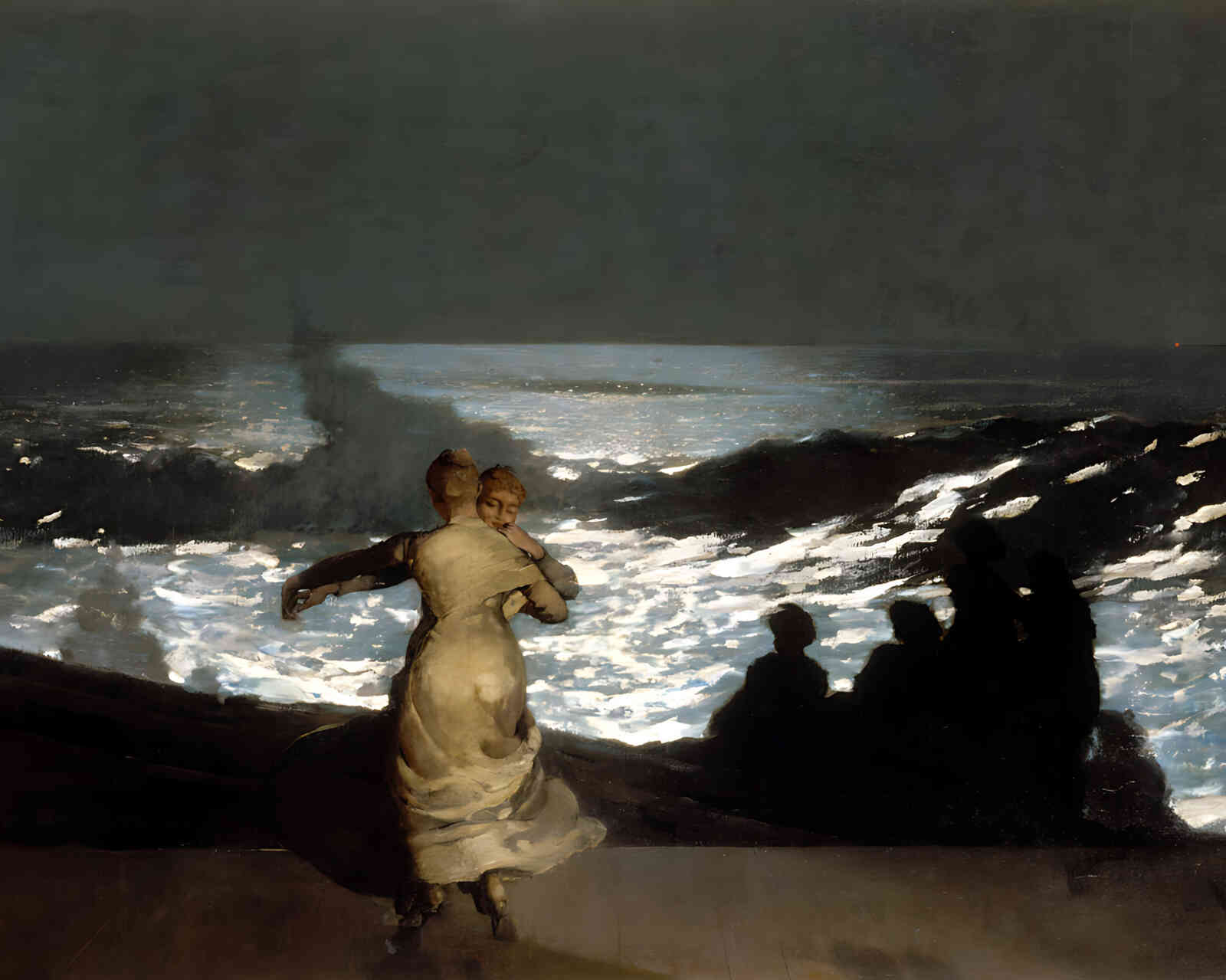 Summer Night Painting by Winslow Homer 8x10" Art Print Premium Quality