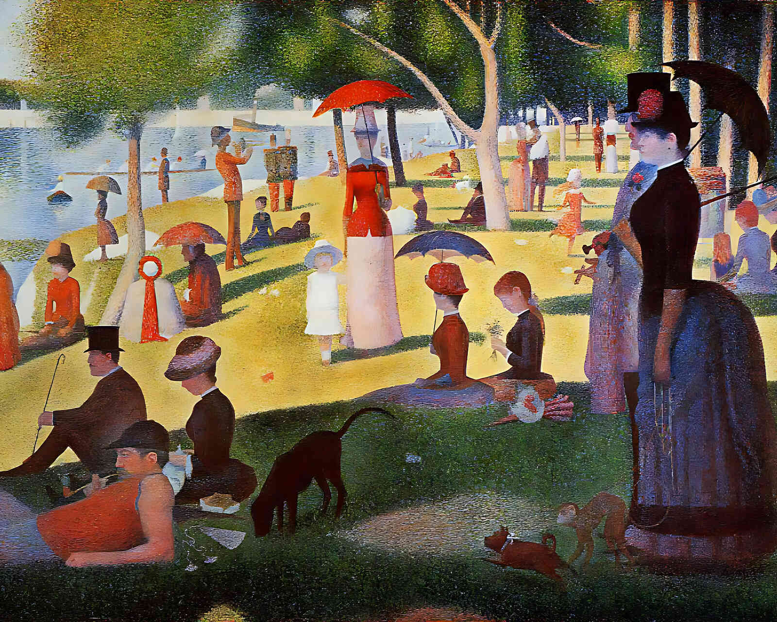 Sunday Afternoon on the Island of La Grande Jatte 8x10" Print (Premium Print)