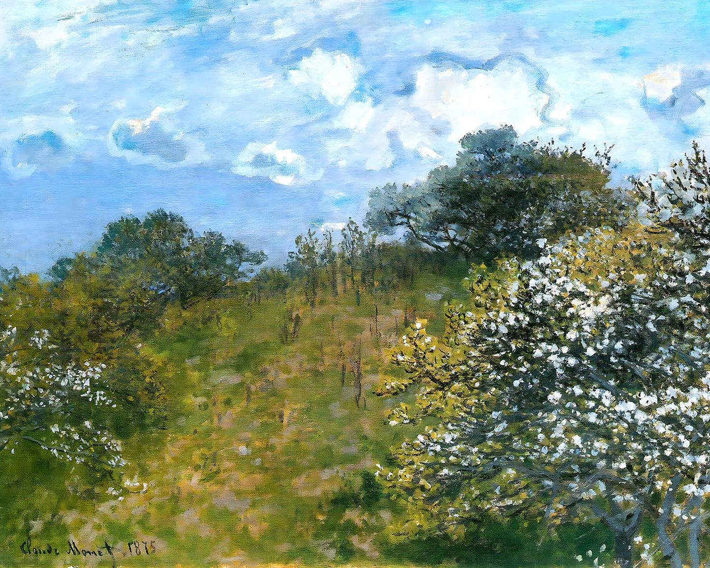 Springtime Painting by Claude Monet 8x10" Art Print