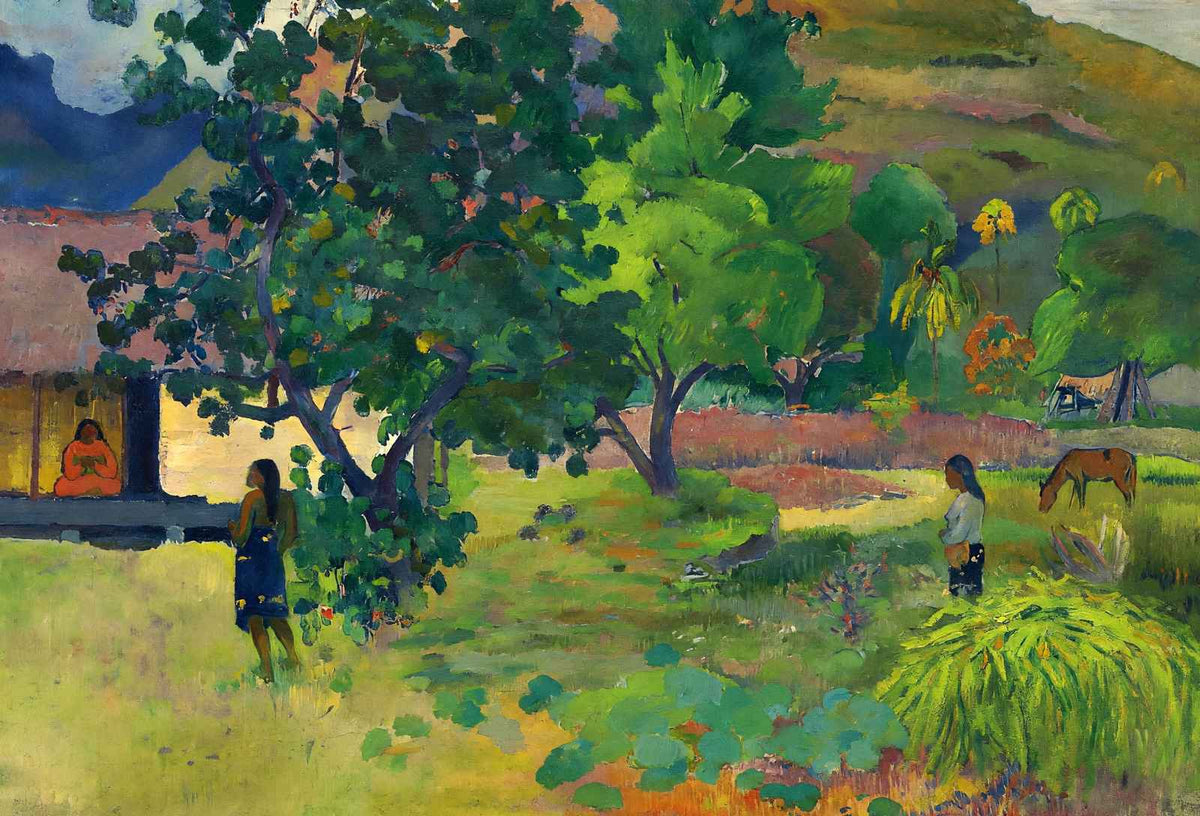 Te Fare Premium Art Print 1892 Painting by Paul Gauguin (6 Sizes)