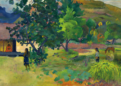Te Fare Premium Art Print 1892 Painting by Paul Gauguin (6 Sizes)