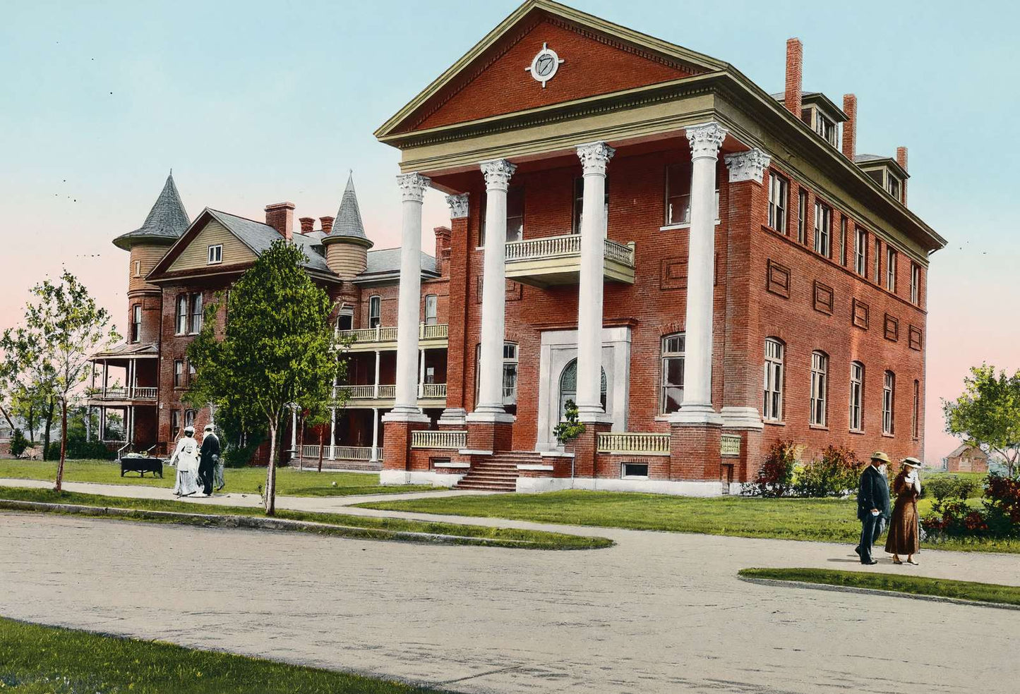 Texas Baptist University Dallas in 1906 Vintage Print (7 Sizes)