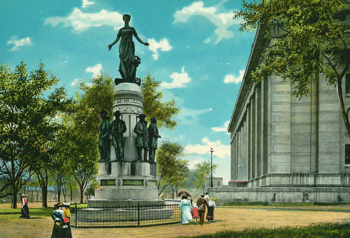 These Are My Jewels Columbus Ohio in 1905 Vintage Print (7 Sizes)