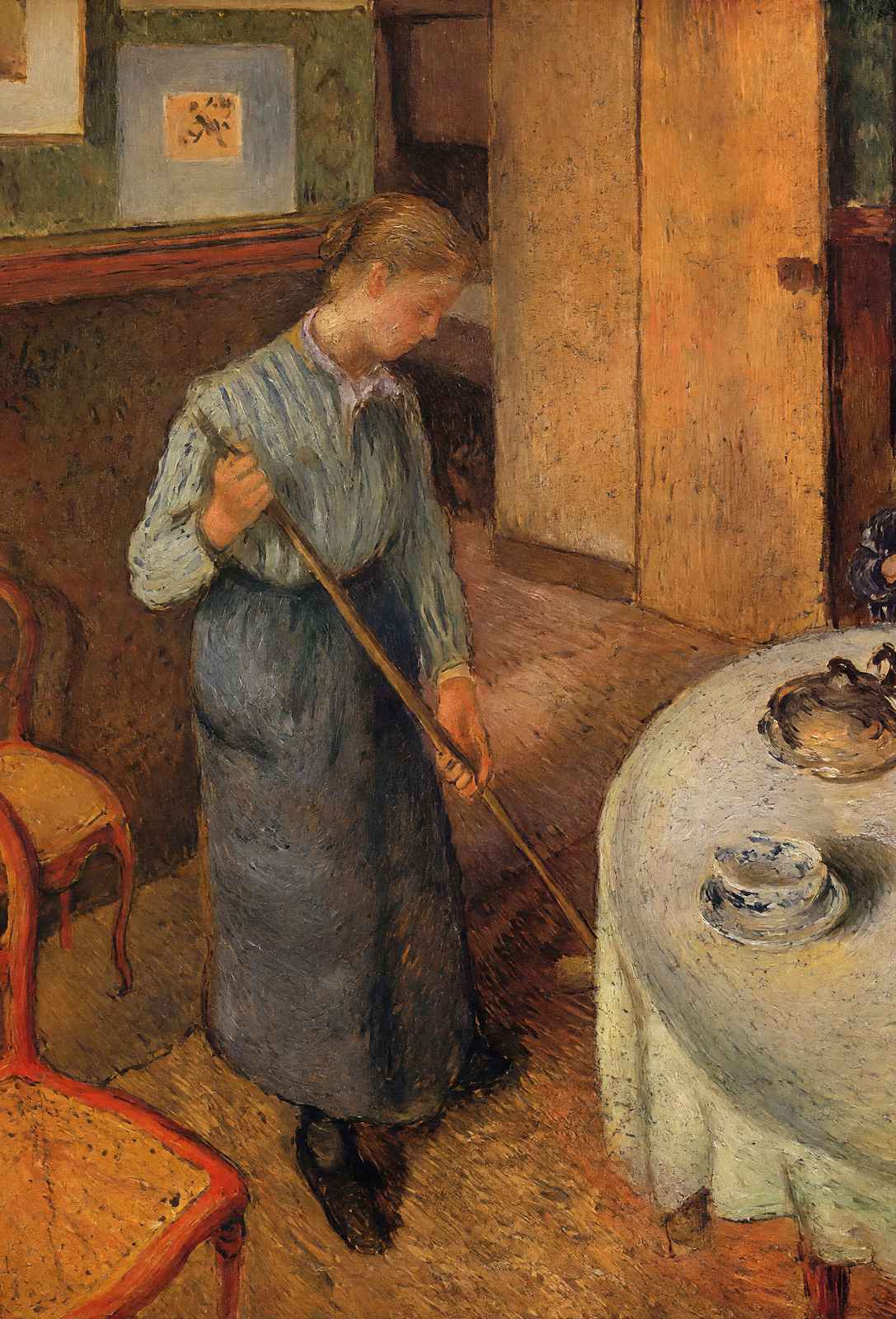 The Little Country Maid 1882 by Camille Pissarro Fine Art Print (6 Sizes)
