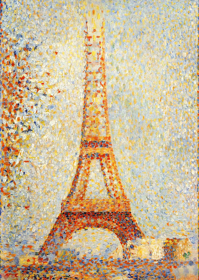 The Eiffel Tower Art Print 1889 Painting by Georges Seurat (6 Sizes)