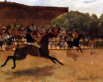 The False Start 1870 Painting by Edgar Degas 8x10" Art Print