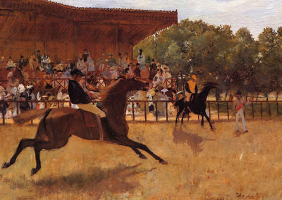 The False Start 1870 Painting by Edgar Degas Art Print (6 Sizes) - Reproduction