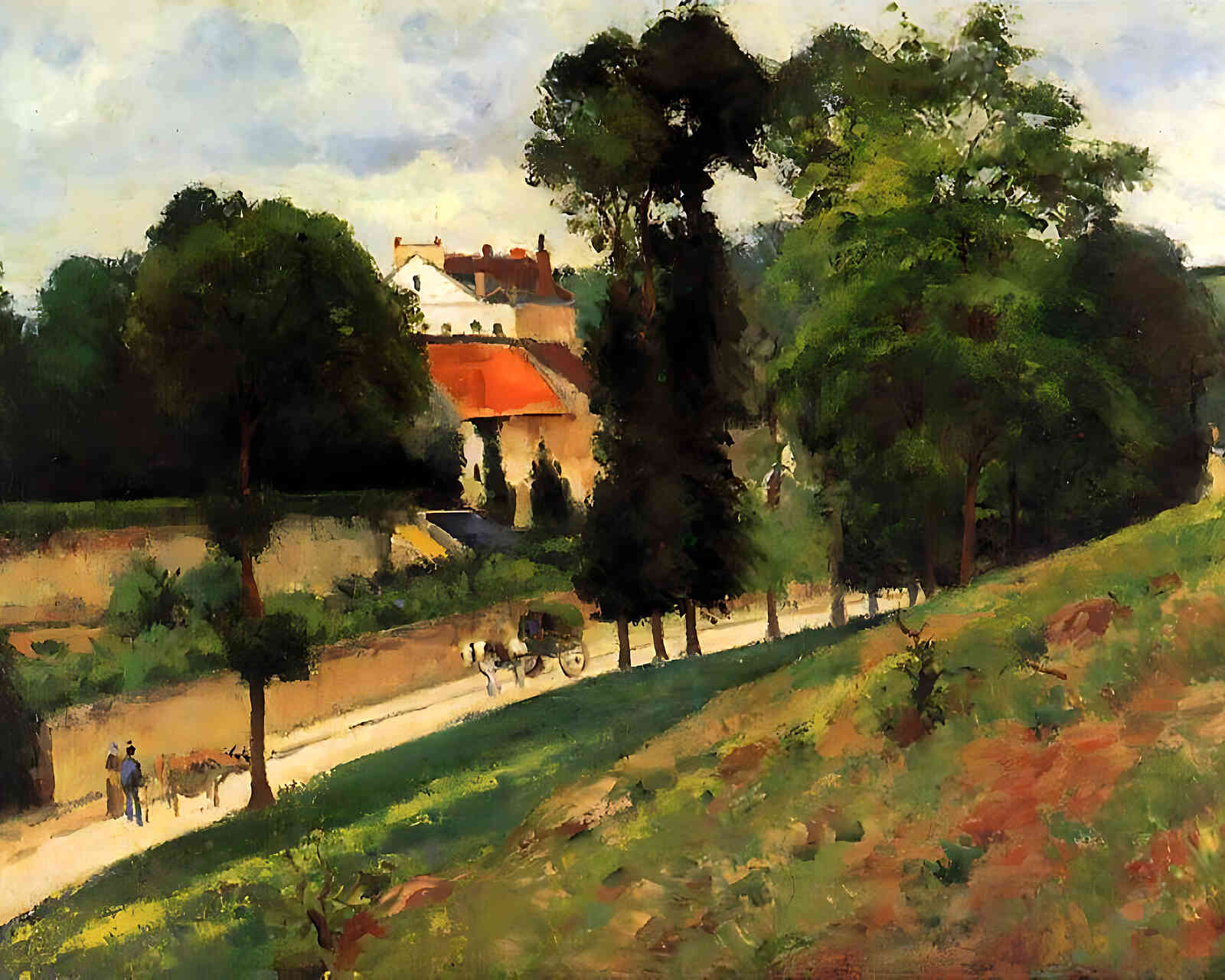 The Saint Antoine Road at L'Hermitage