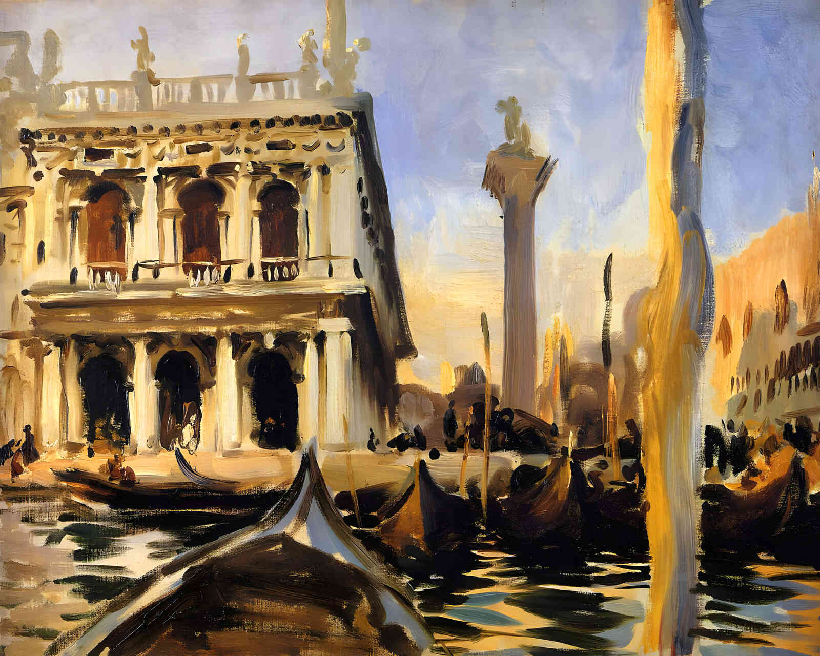 The Libreria 1904 Painting by John Singer Sargent 8x10" Art Print