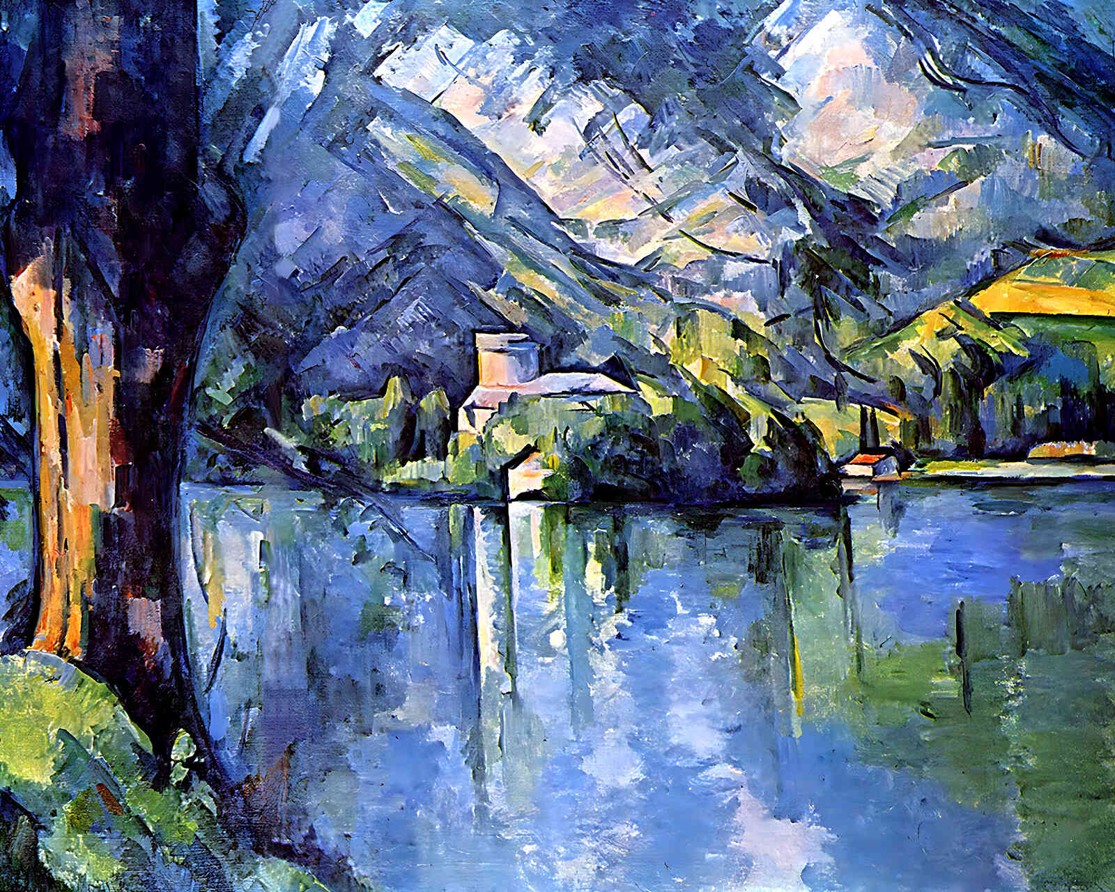 The Lac D'Annecy Painting by Paul Cezanne 8x10" Art Print (Archival Paper)