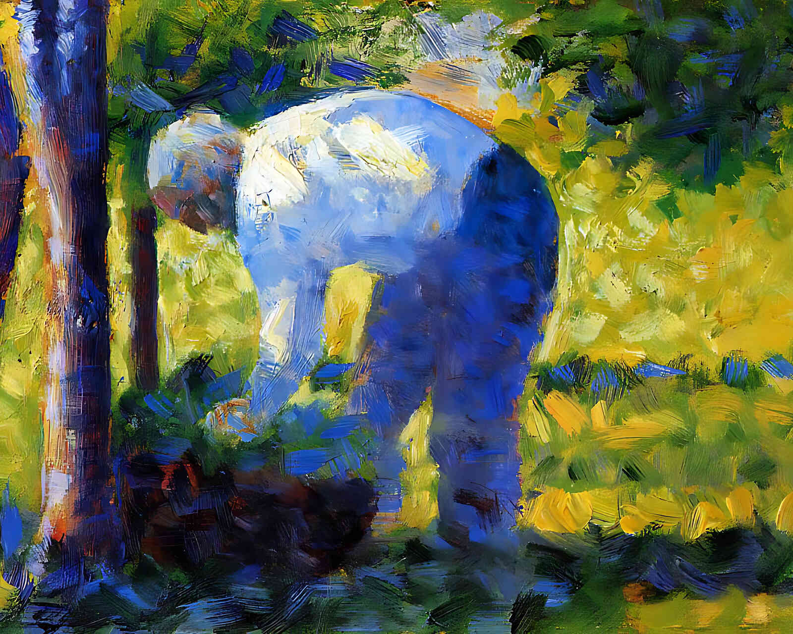 The Gardener Painting by Georges Seurat 8x10" Art Print (High Quality)