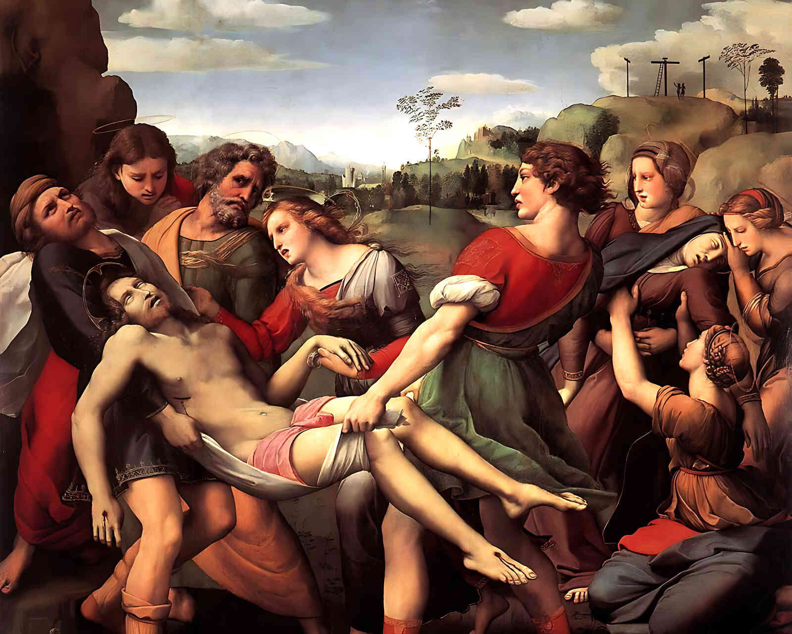 The Deposition Painting by Raphael 8x10" Art Print (Archival Paper)