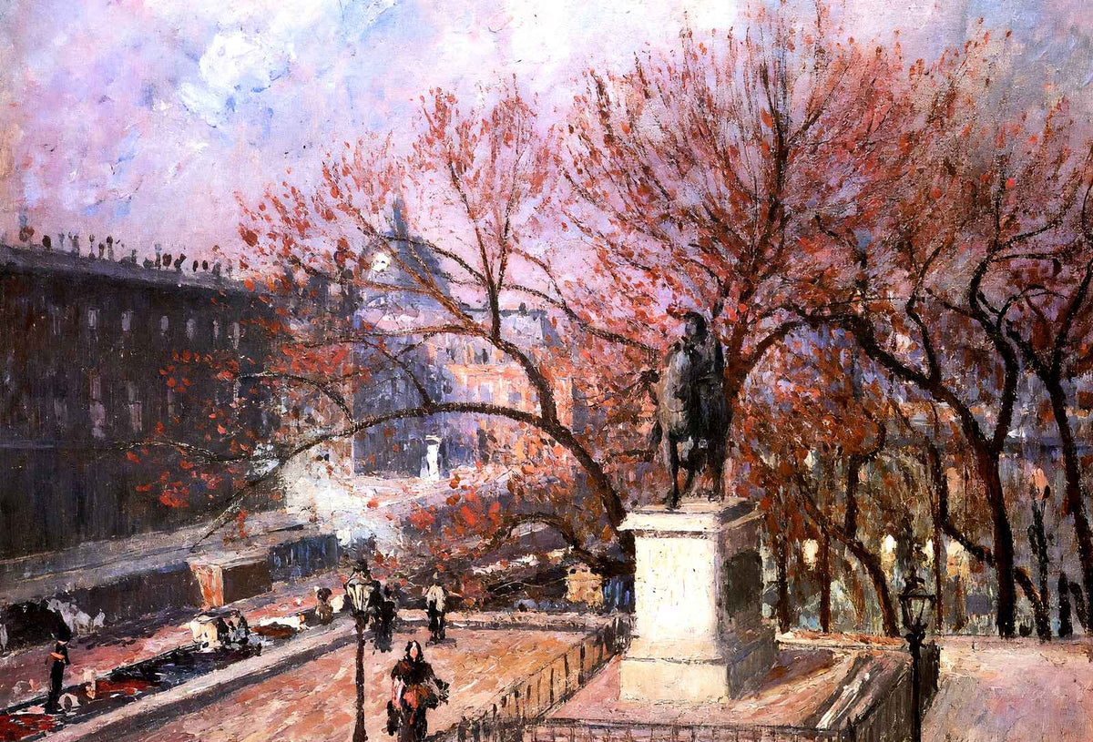 The Pont Neuf and the Statue of Henri Iv Art Print 1901 by Pissarro (6 Sizes)