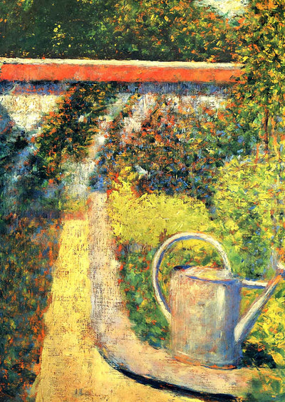 The Watering Can Art Print 1883 Painting by Georges Seurat (6 Sizes)