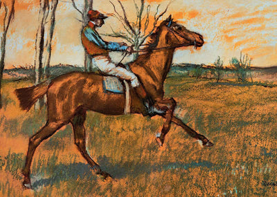 The Jockey Fine Art Print 1887 Painting by Edgar Degas (6 Sizes)