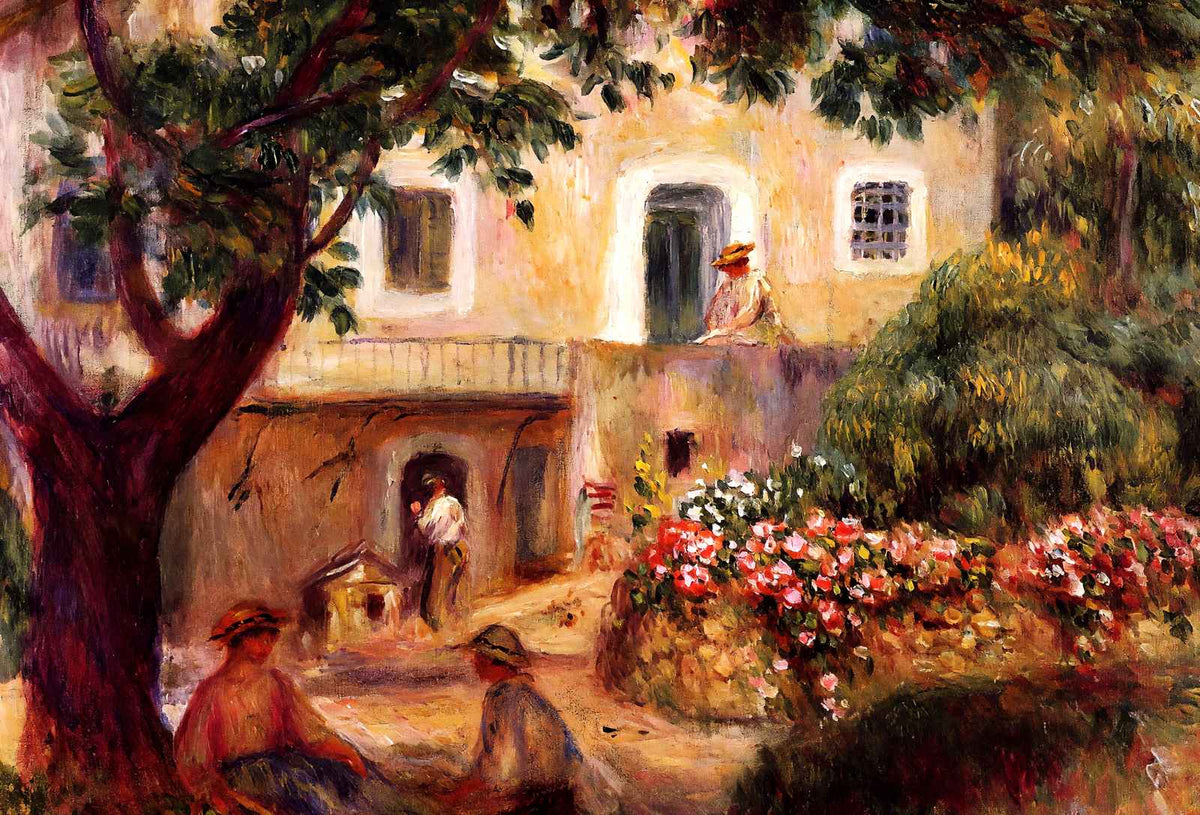 The Farm 1914 Painting by Pierre-Auguste Renoir Art Print (6 Sizes)