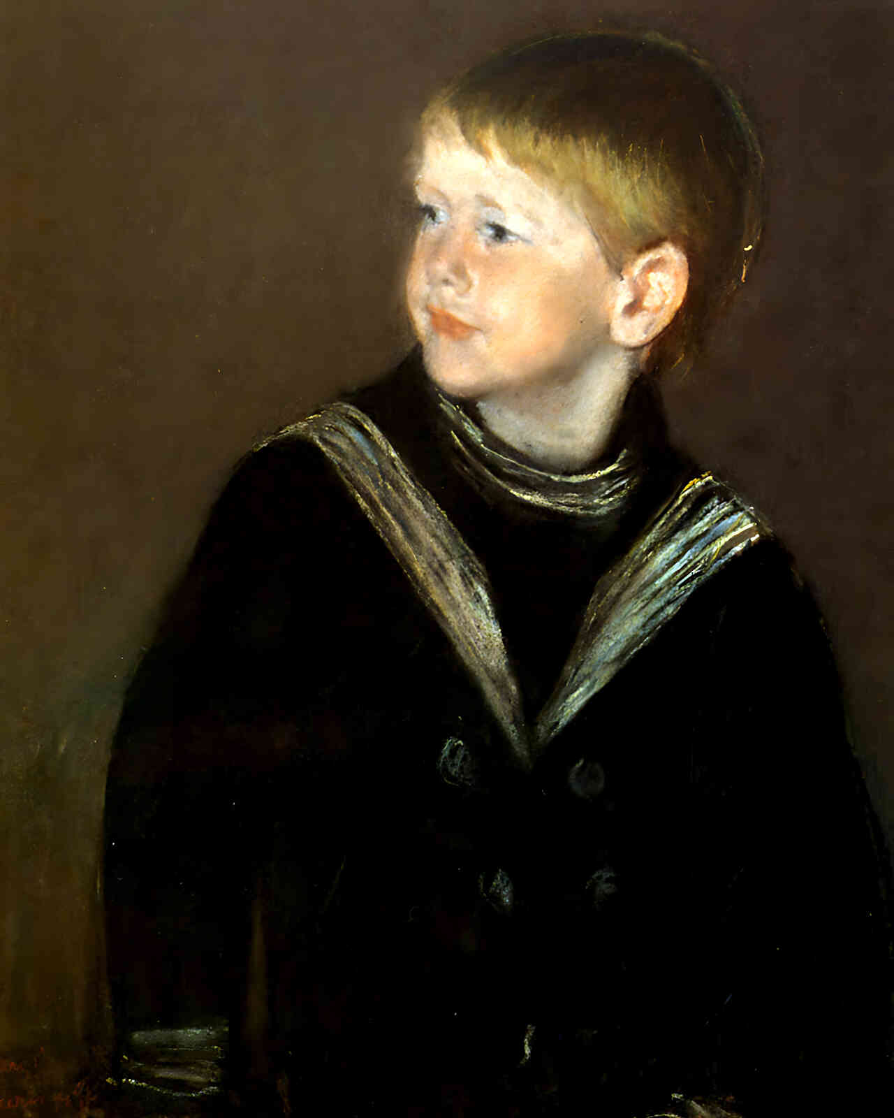 The Sailor Boy Gardener Cassatt Painting by Mary Cassatt 8x10" Art Print