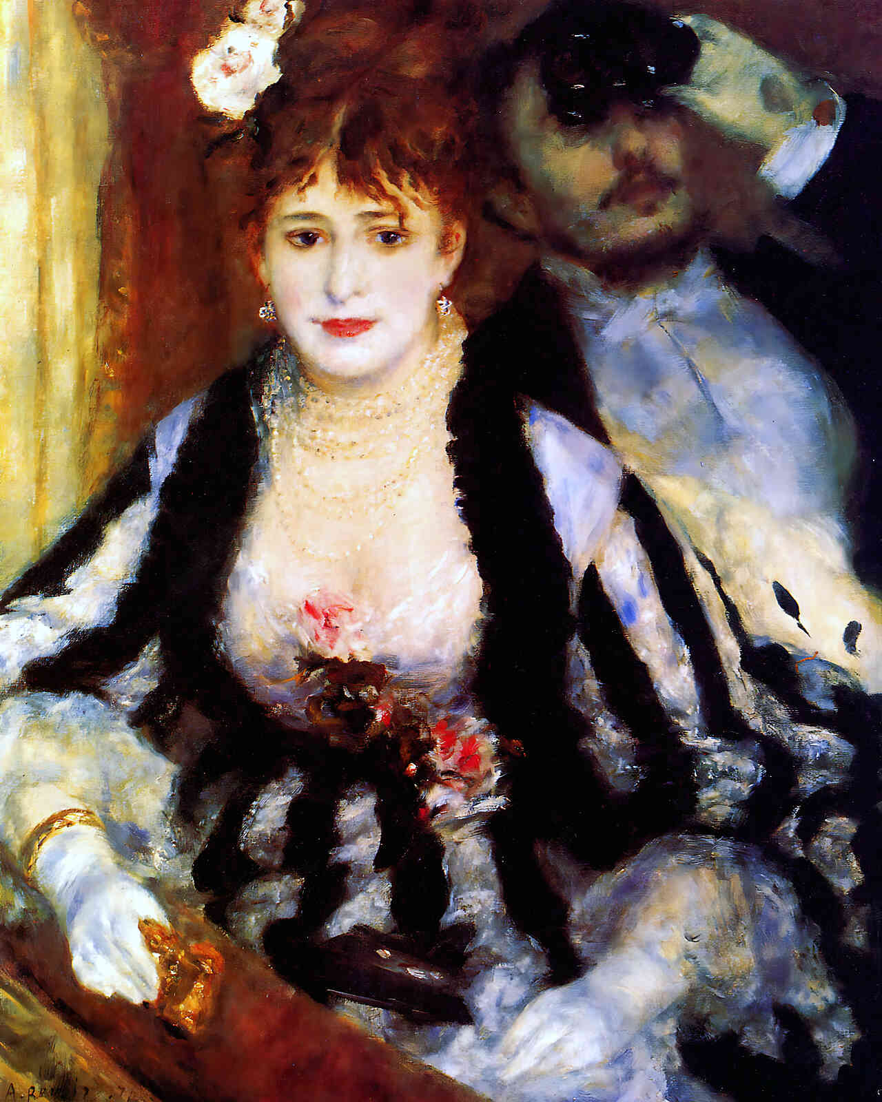 The Box Painting by Pierre-Auguste Renoir 8x10" Art Print - Premium Quality