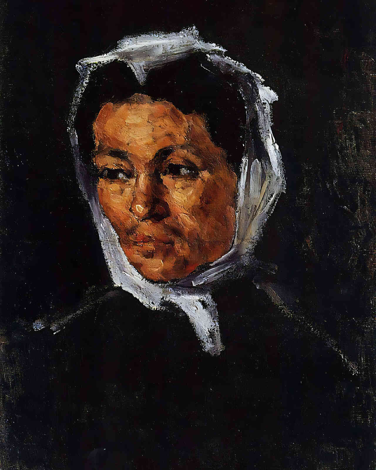 The Artist's Mother Painting by Paul Cezanne 8x10" Art Print (High Quality)