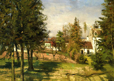 The Pine Trees of Louveciennes Art Print 1870 by Camille Pissarro (6 Sizes)