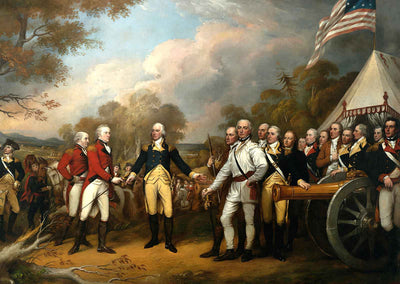 The Surrender of General Burgoyne 1821 by John Trumbull Art Print (6 Sizes)