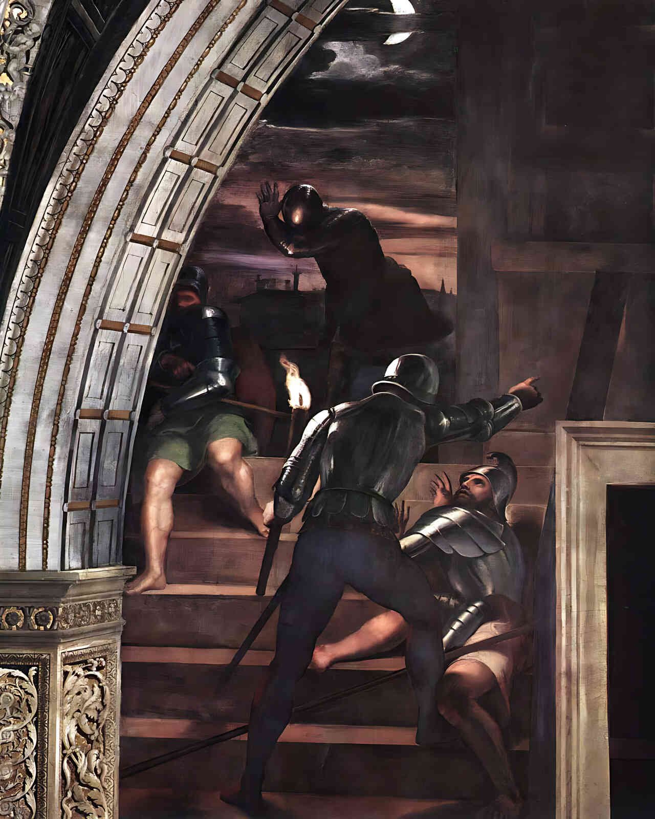 Guards Outside the Prison