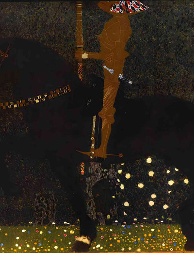The Golden Knight 1903 Painting by Gustav Klimt 8x10" Art Print