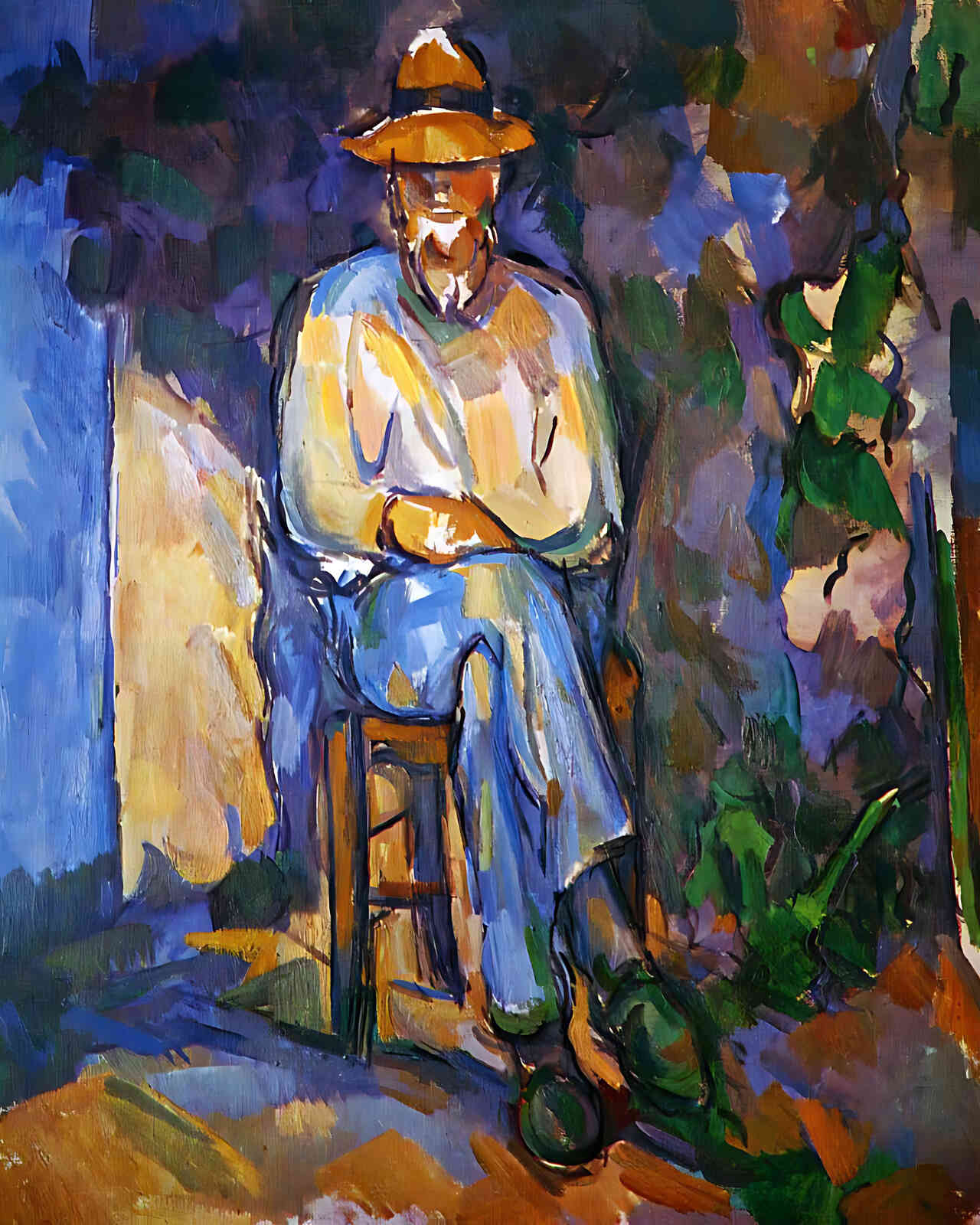 The Old Gardener Painting by Paul Cezanne 8x10" Art Print - Premium Quality
