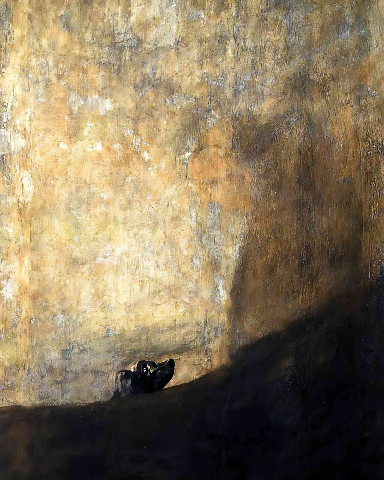 The Dog Painting by Francisco Goya 8x10" Art Print - Premium Quality