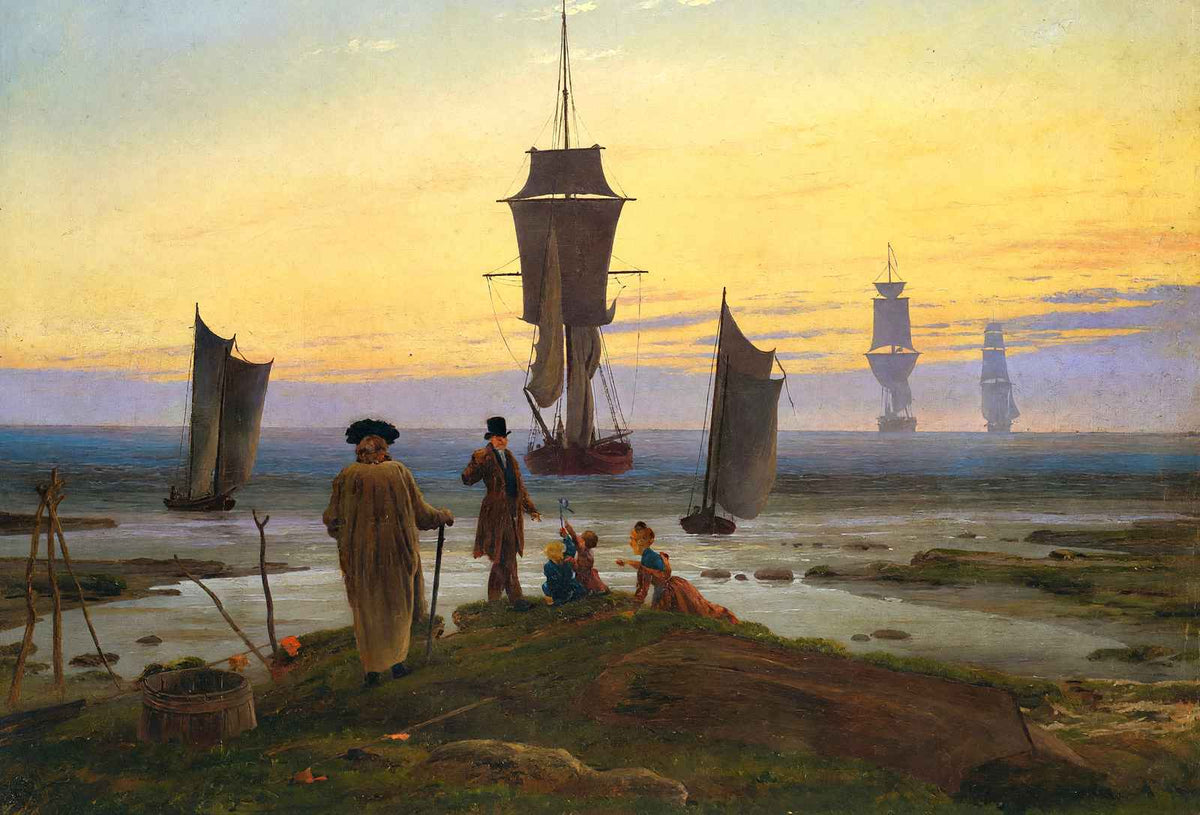 The Stages of Life 1835 Painting by Caspar David Friedrich Art Print (6 Sizes)