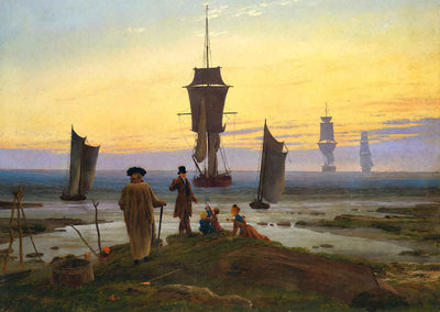 The Stages of Life 1835 Painting by Caspar David Friedrich Art Print (6 Sizes)