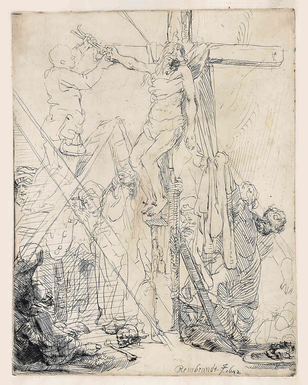 The Descent from the Cross Painting by Rembrandt 8x10" Art Print - Acid Free