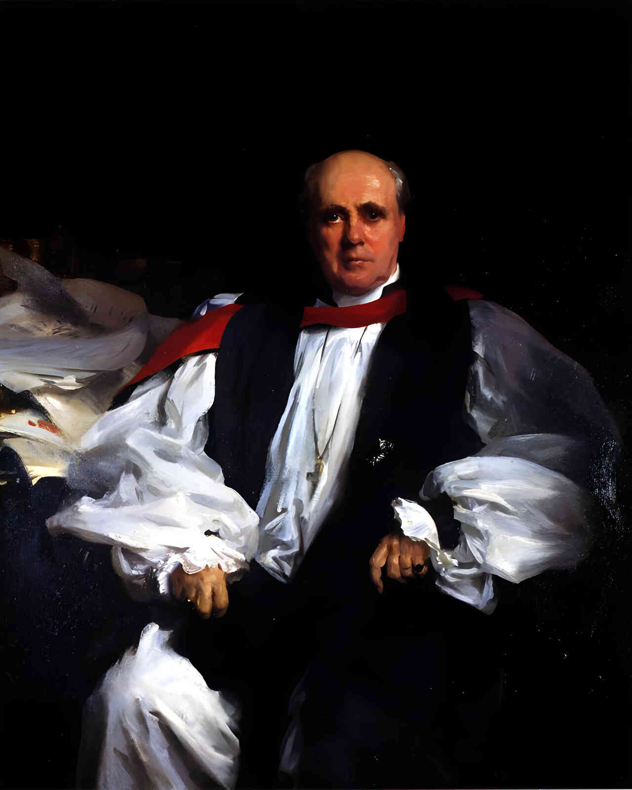 The Archbishop of Canterbury (Randall Thomas Davidson) 1910 Painting by John Singer Sargent 8x10" Art Print