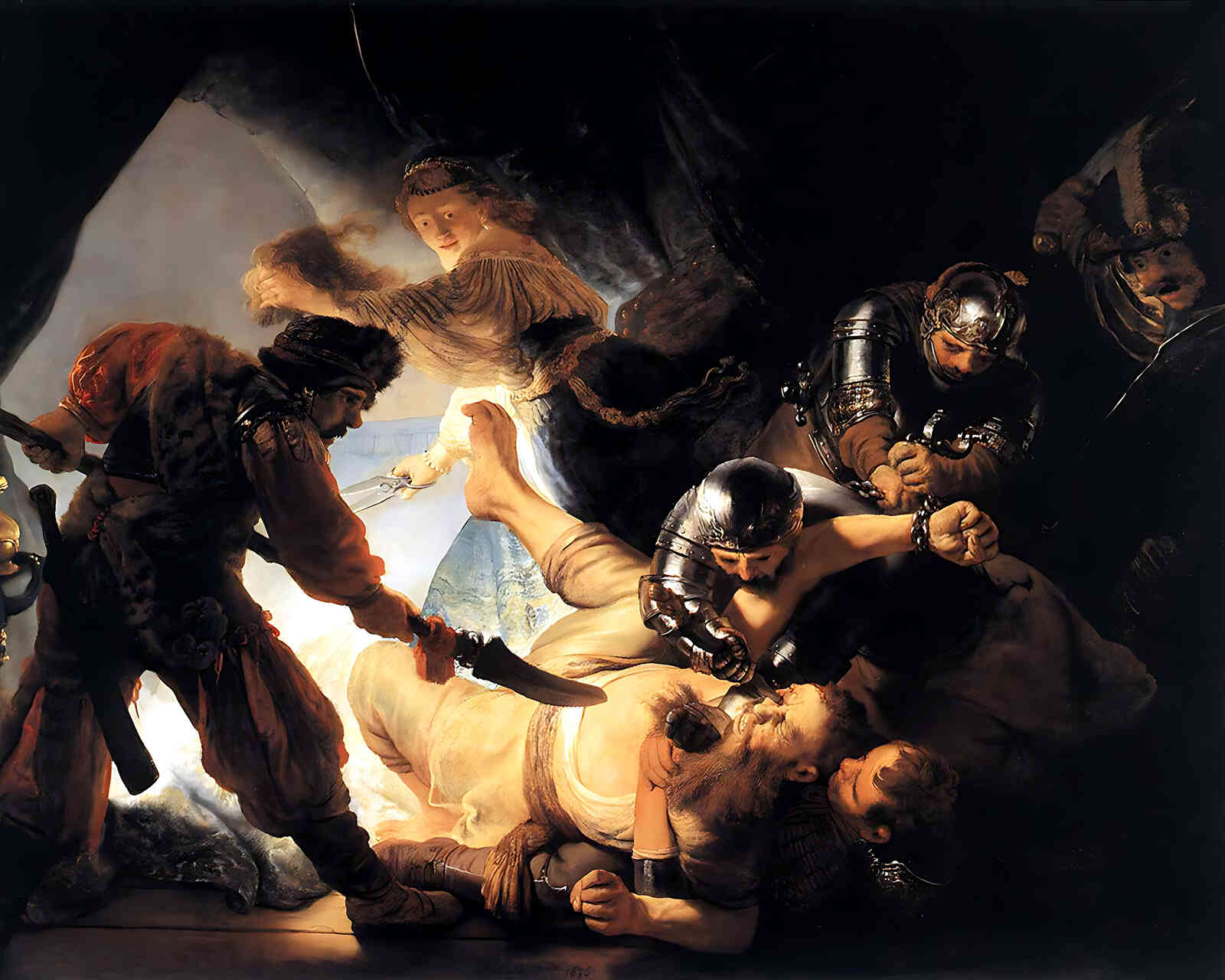 The Blinding of Samson Painting by Rembrandt 8x10" Art Print - Premium Quality