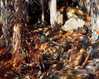 The Hermit 1908 Painting by John Singer Sargent 8x10" Art Print