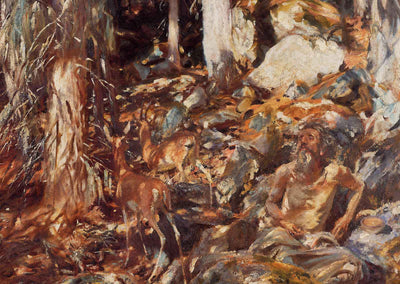 The Hermit Art Print 1908 Painting by John Singer Sargent (6 Sizes) - Acid Free