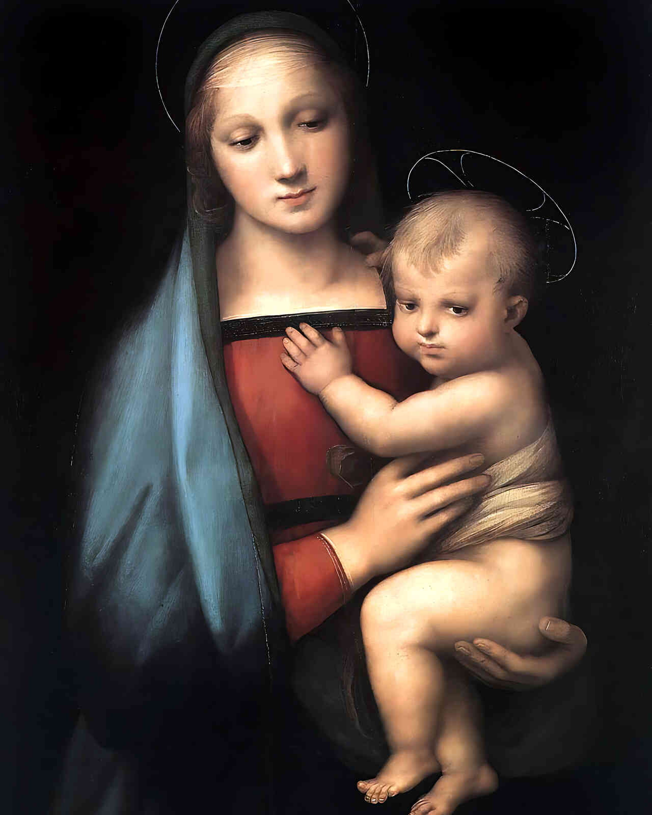 The Grand Duke's Madonna Painting by Raphael 8x10" Art Print (High Quality)