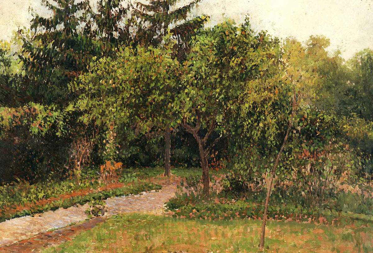 The Garden at Eragny Art Print 1895 Painting by Camille Pissarro (6 Sizes)