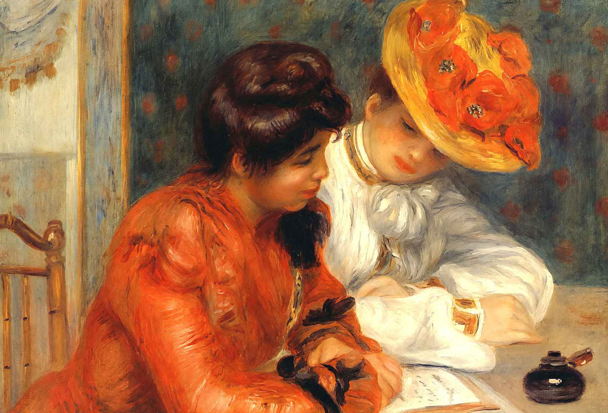 The Letter Art Print 1900 Painting by Pierre-Auguste Renoir (6 Sizes)