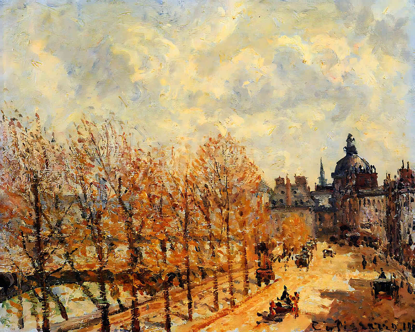 The Malaquais Quay in the Morning