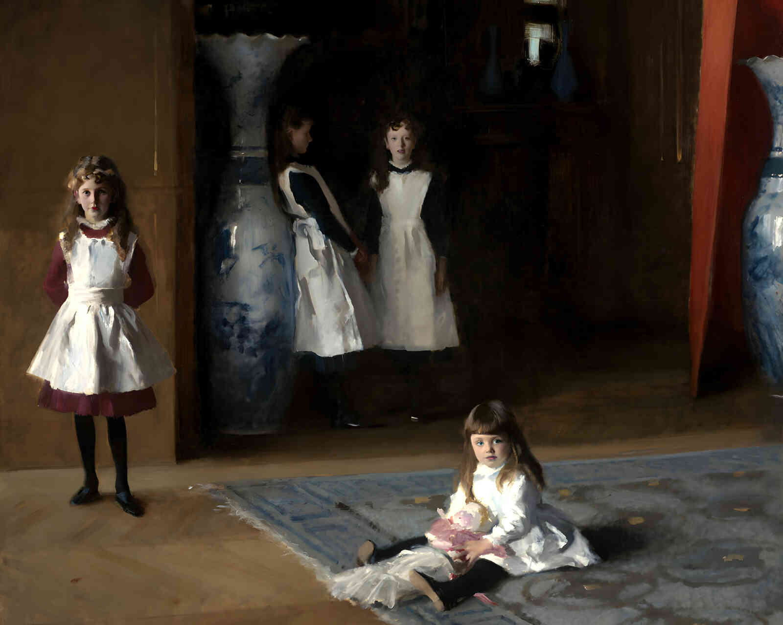 The Daughters of Edward Darley Boit 1882 Painting by John Singer Sargent 8x10" Art Print
