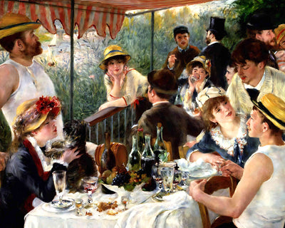 The Luncheon of the Boating Party by Pierre-Auguste Renoir 8x10" Art Print