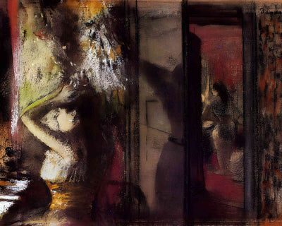 The Actresses Dressing Room 1885 Painting by Edgar Degas 8x10" Art Print