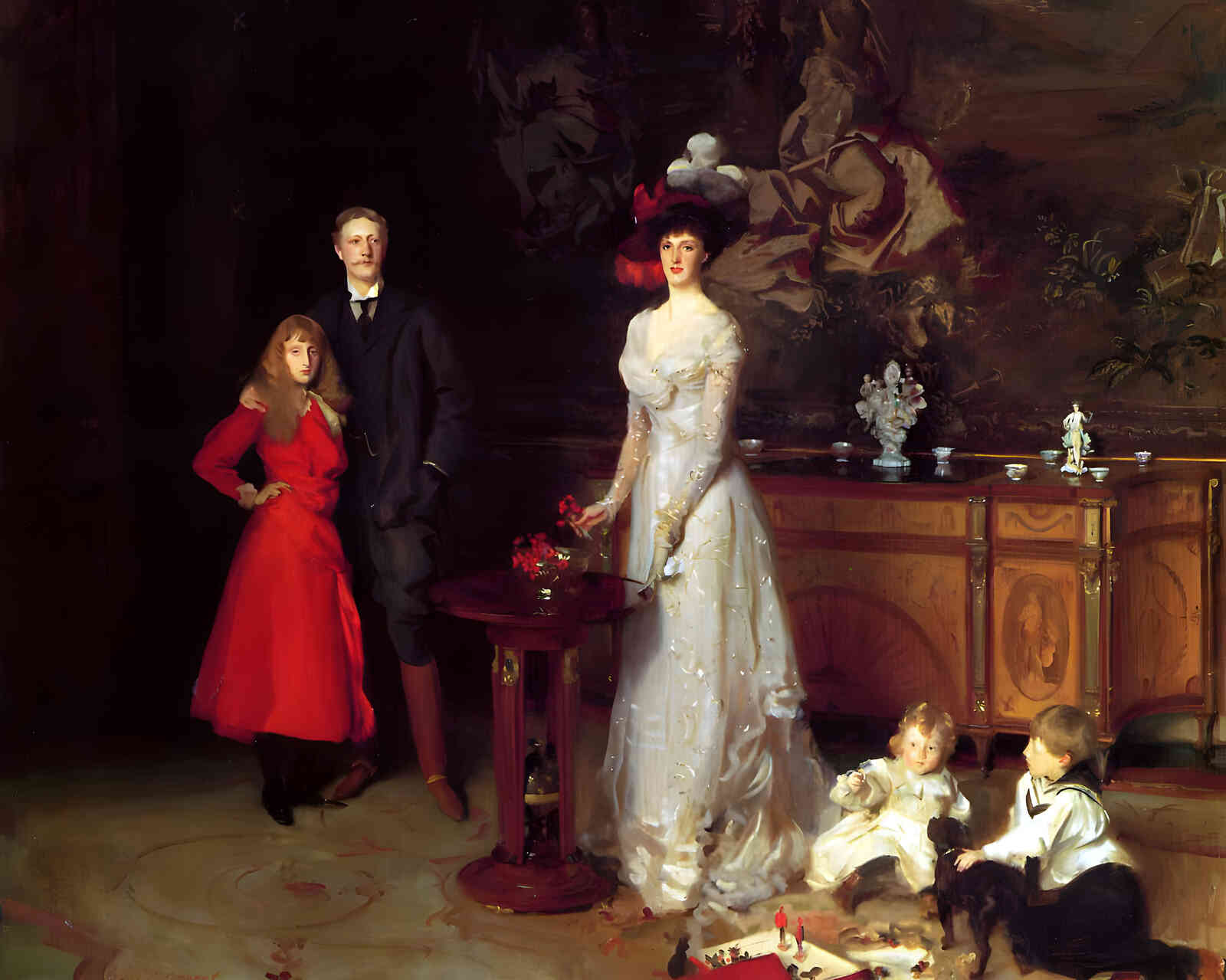 The Sitwell Family 1900 Painting by John Singer Sargent 8x10" Art Print