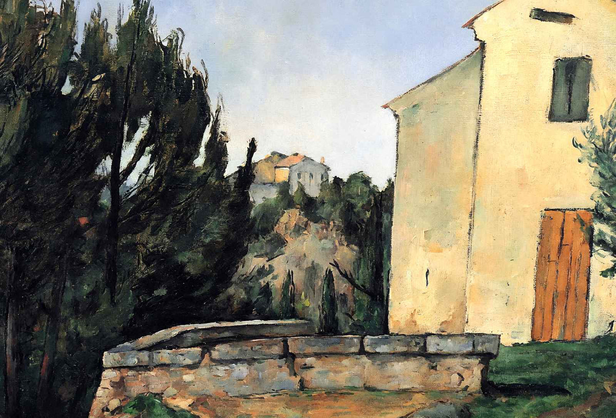The Abandoned House 1879 Painting by Paul Cezanne Art Print (6 Sizes)